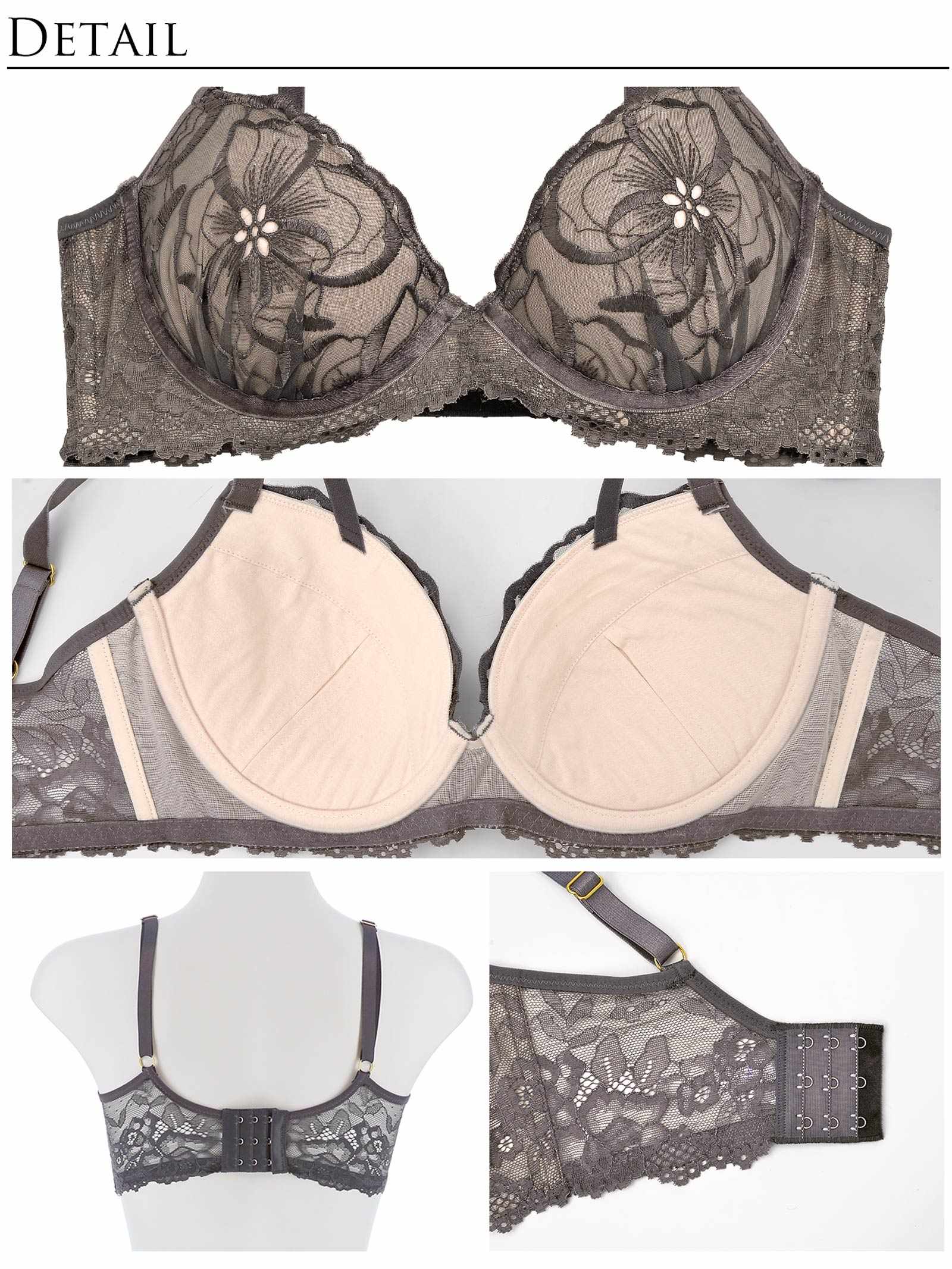 【Re；by Reinest】【GHサイズ】Luxe Lacy BRA / リュクスレーシィ単品ブラジャー