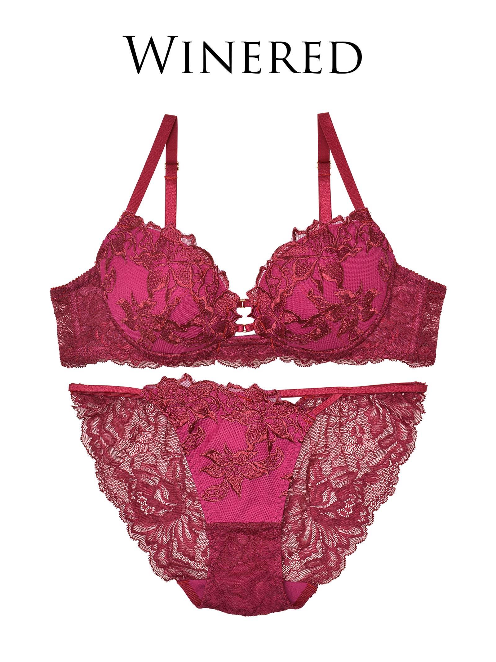 【Reinest】ラフィネアマリリスブラジャー&バック透けフルバックショーツ - 【公式】247Lingerie